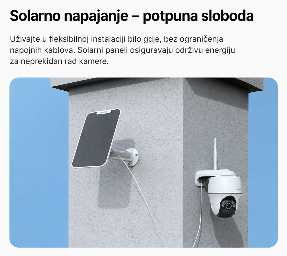 Reolink Argus B430 kamera sa 360 stepeni pokrivenosti
