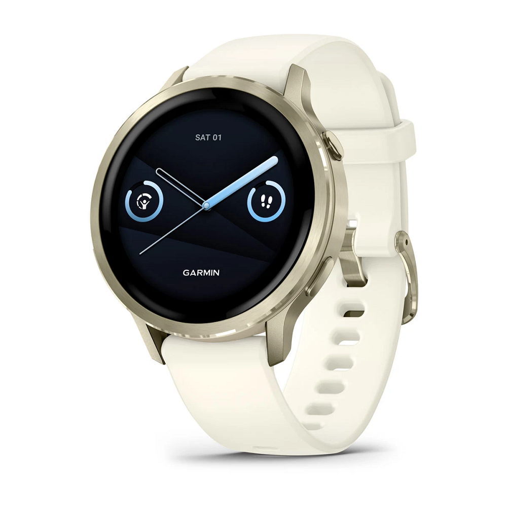 Garmin Venu 4 41mm Beige Lunar Gold Bone pametni sat