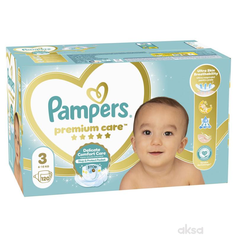 Pampers Active Baby Premium pelene veličina 3 (Midi) Mega Box 120 kom (6–10 kg)