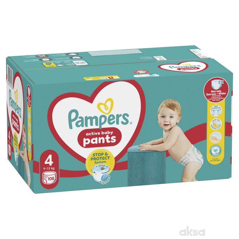 Pampers Pants pelene gaćice veličina 4 (Maxi) Mega Box 108 kom (9–15 kg)