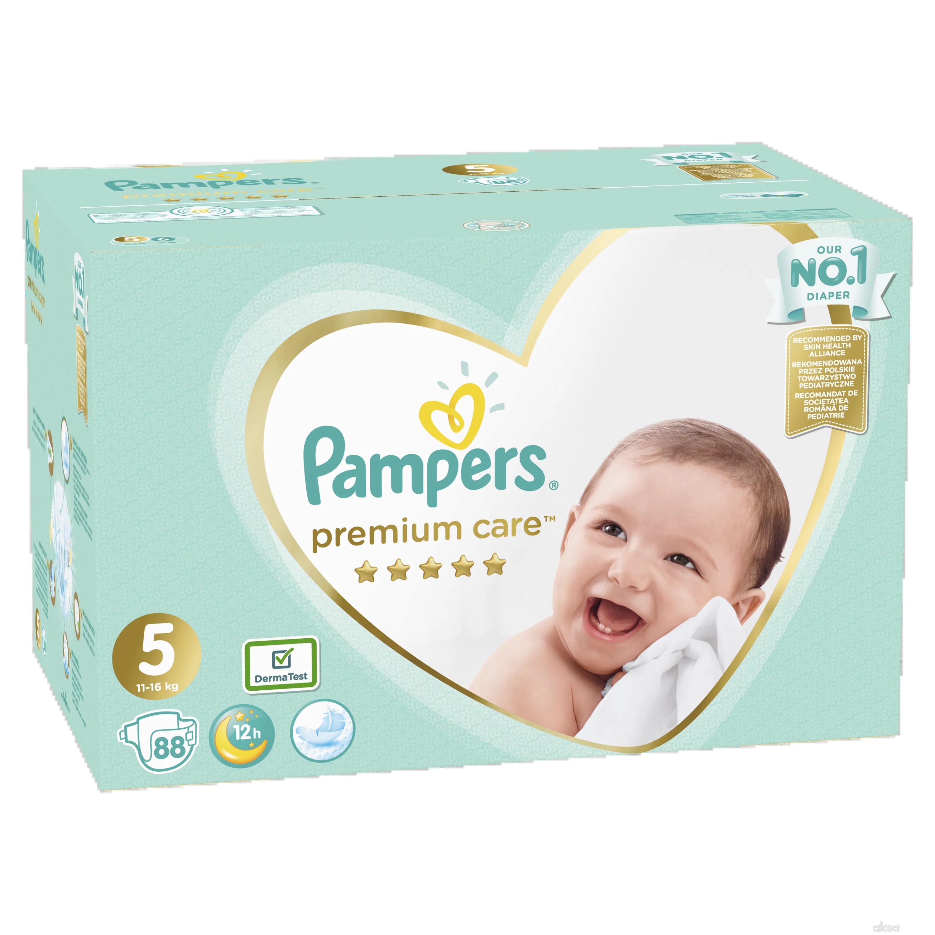 Pampers Premium Care pelene veličina 5 (Junior) Mega Box 88 kom (11–16 kg)