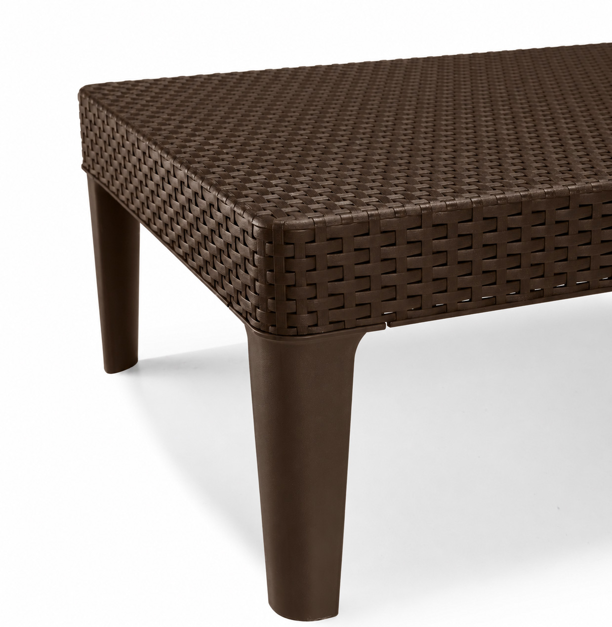 Keter vrtna ležaljka Jaipur 197 × 74 × 36 cm, ratan izgled, smeđa dodatni prikaz