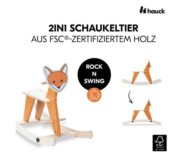 Hauck životinja na ljuljanje Rock N Swing Fox – prikaz 4
