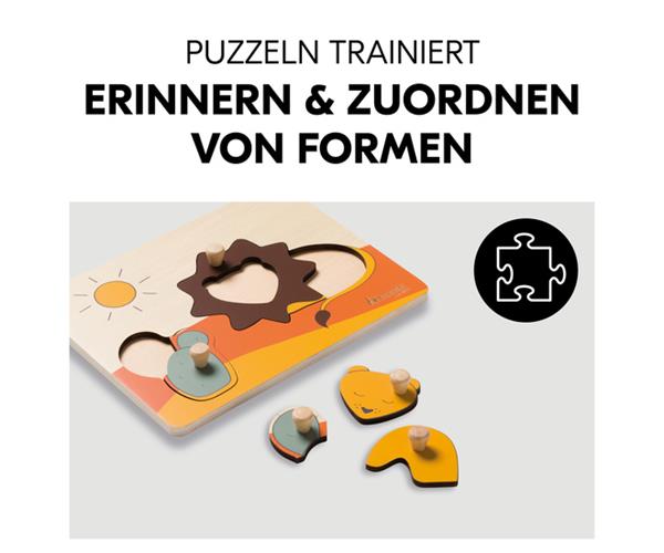 Hauck drvene puzzle Lav