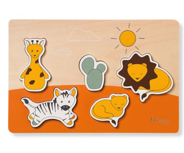 Hauck drvene puzzle Safari