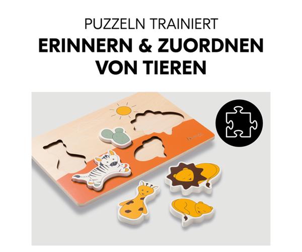 Hauck drvene puzzle Safari – prikaz 4