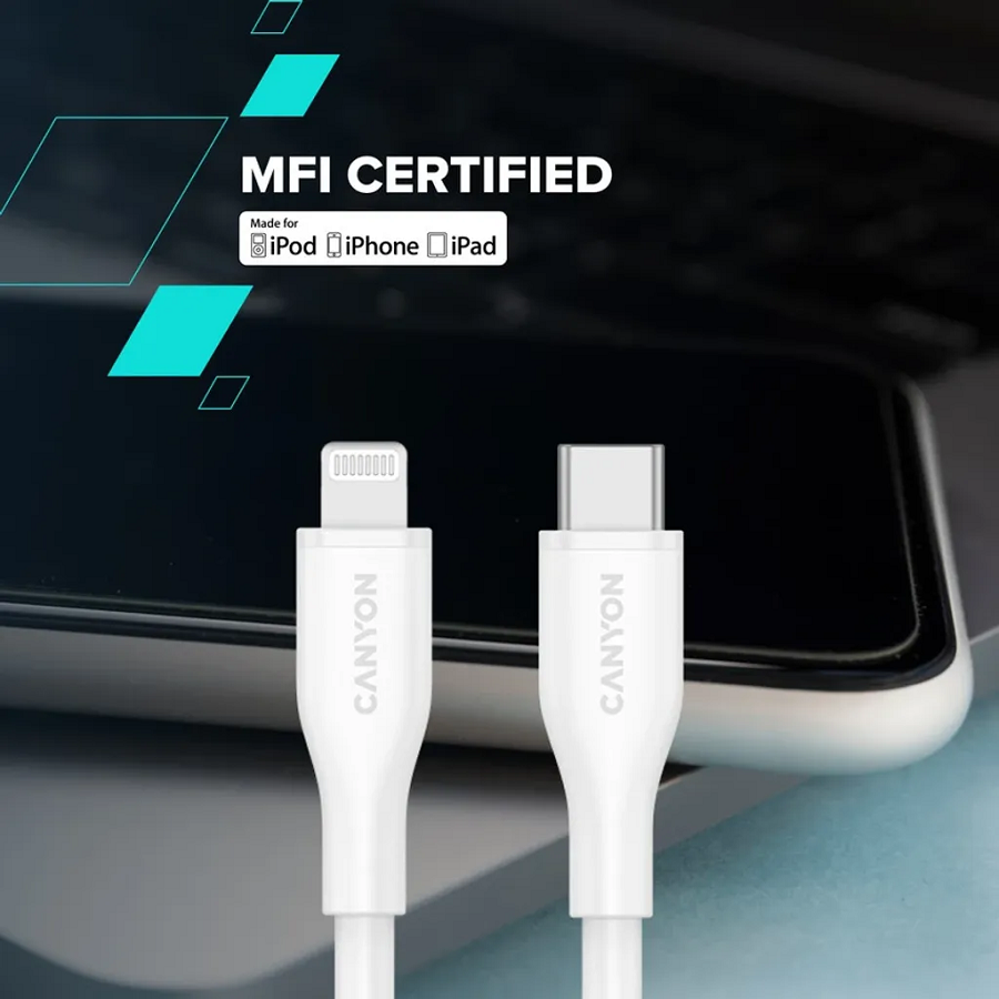 Silikonski USB-C Lightning kabel