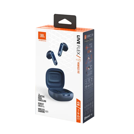 JBL Live Flex TWS plave potpuno bežične slušalice