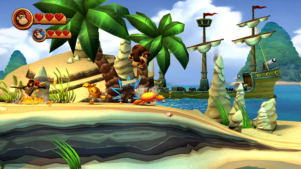 Donkey Kong Country Returns HD Switch co-op
