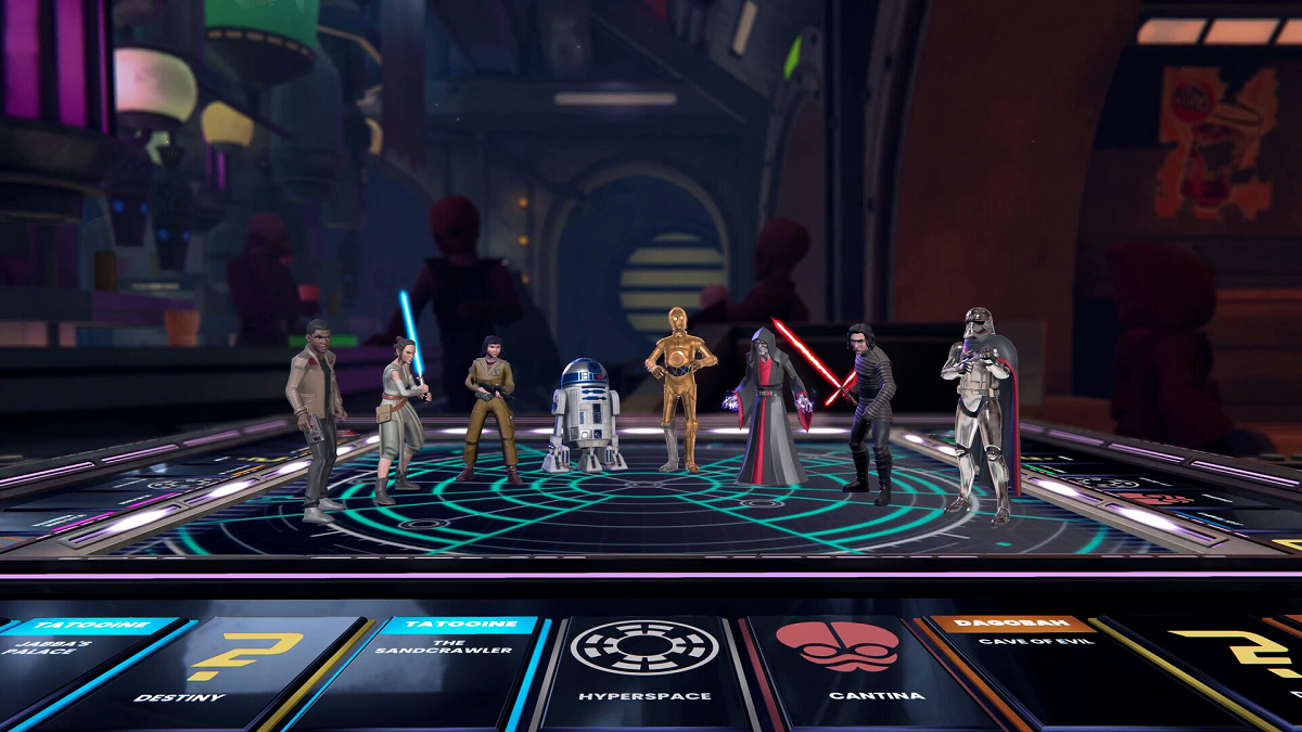 Monopoly Star Wars Heroes vs Villains gameplay PS5