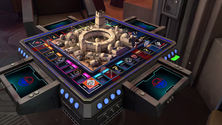 Monopoly Star Wars dice battle PS5