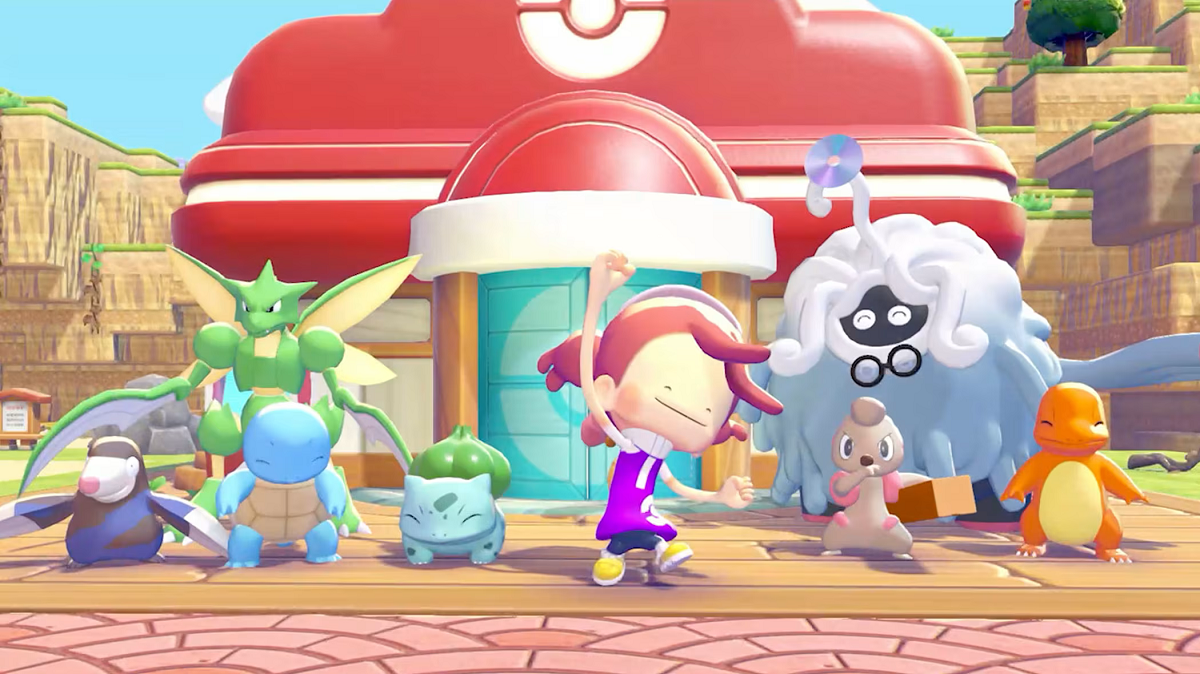 Pokemon Pokopia world and Pokemon friends