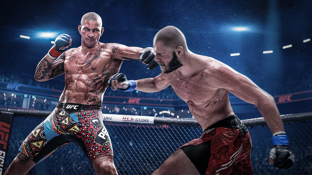 EA Sports UFC 6 PS5 fighters and Octagon