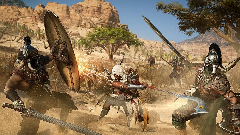 Assassin's Creed Origins PS4 borba
