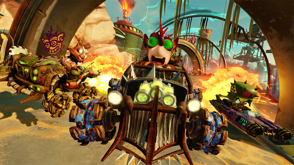 Crash Team Racing Nitro-Fueled Switch gameplay