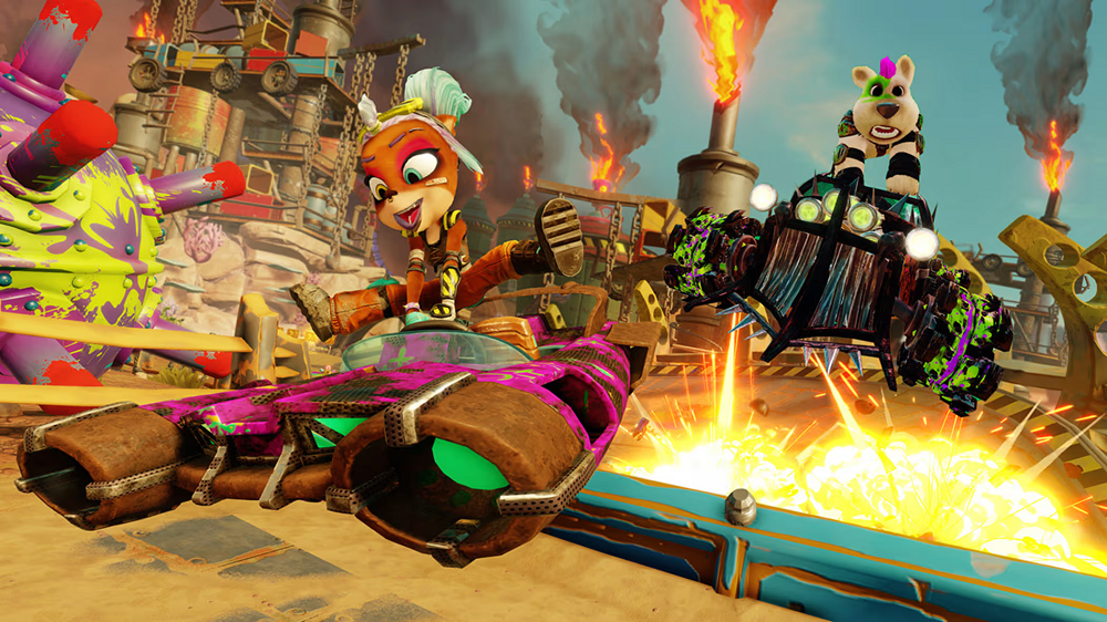 Crash Team Racing Nitro-Fueled Switch karakteri i kartovi