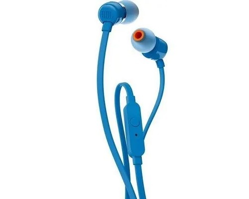 JBL TUNE 110E plave slušalice detalji