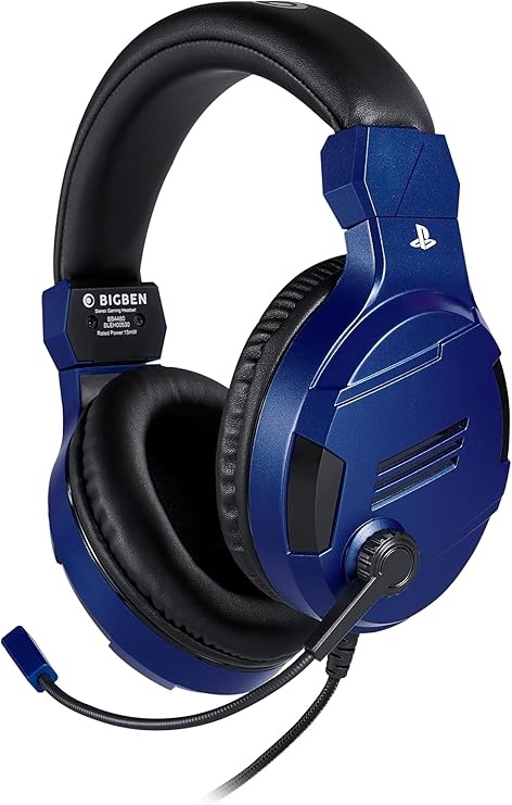 Bigben PS4 Stereo Gaming slušalice V3 Blue detalj