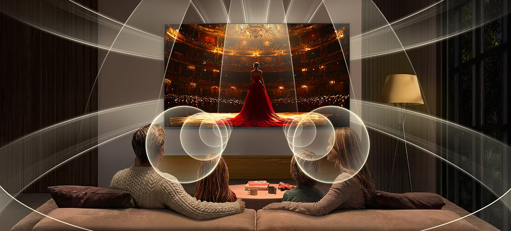 LG QNED AI Sound Virtual surround prikaz