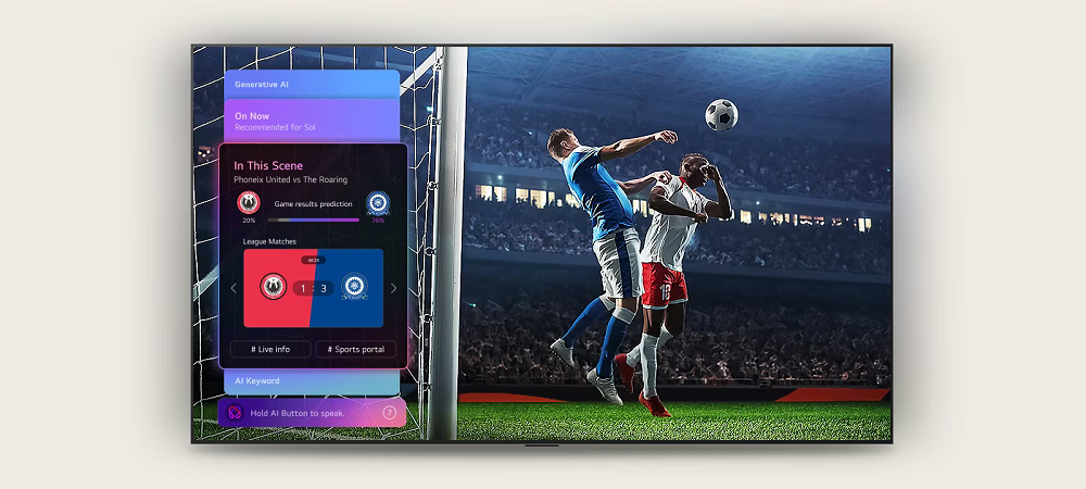 LG QNED AI 4K Super Upscaling prikaz