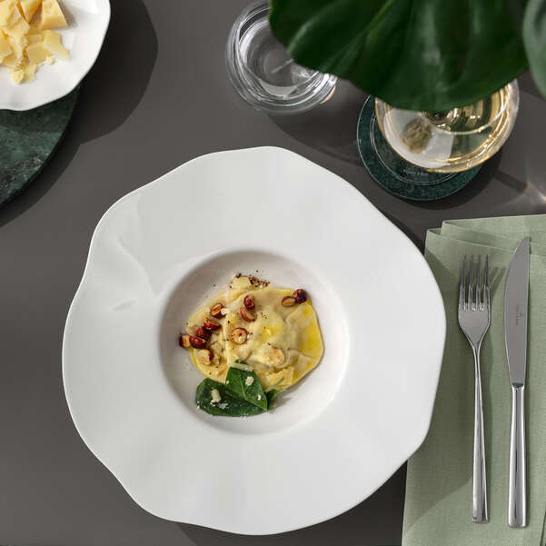 Villeroy & Boch tanjir za pastu Pura 28,5 cm, Premium Bone porculan / 1044662790 – prikaz proizvoda
