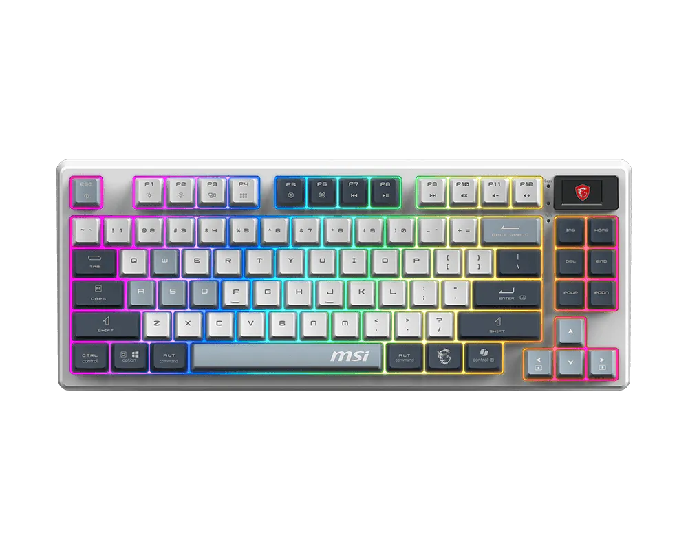 MSI Forge GK600 TKL Wireless Sky slika 1