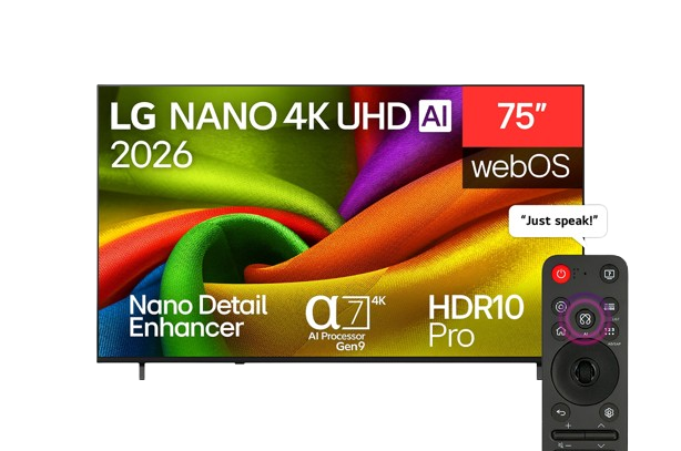 LG NanoCell televizor 75NU8E0B3LA 4K Ultra HD Smart TV