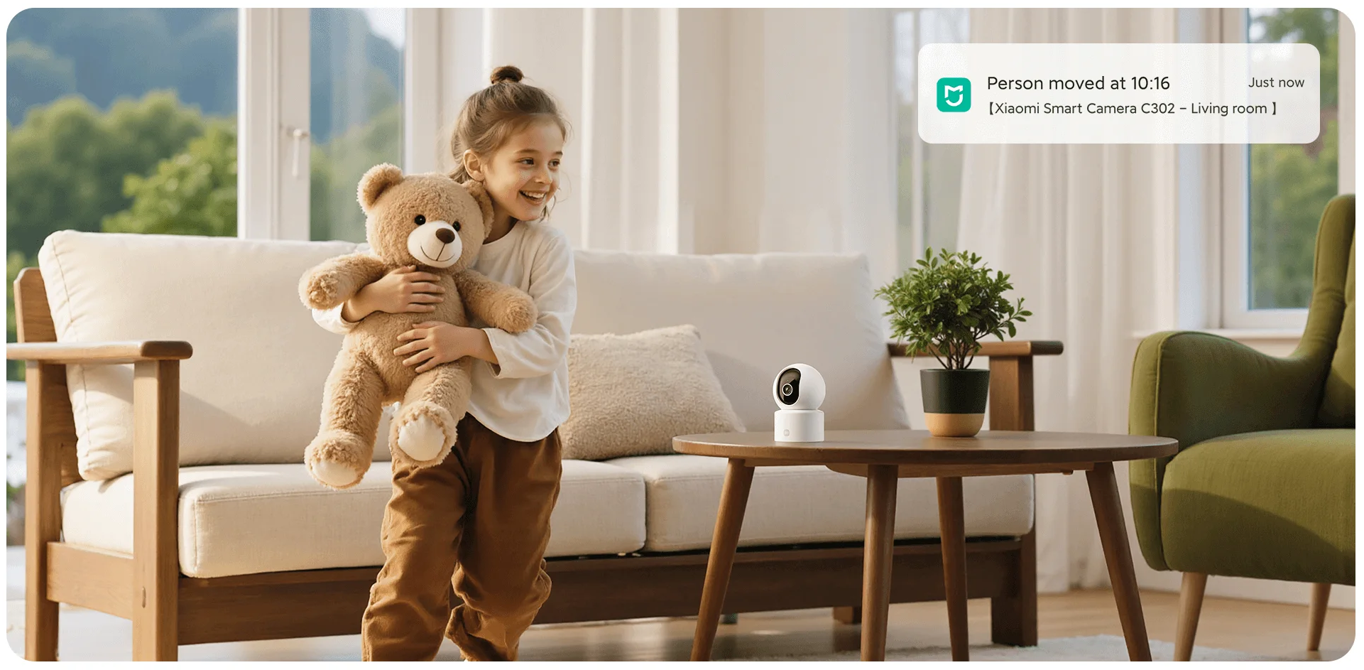 Xiaomi Smart Camera C302 detekcija ljudi